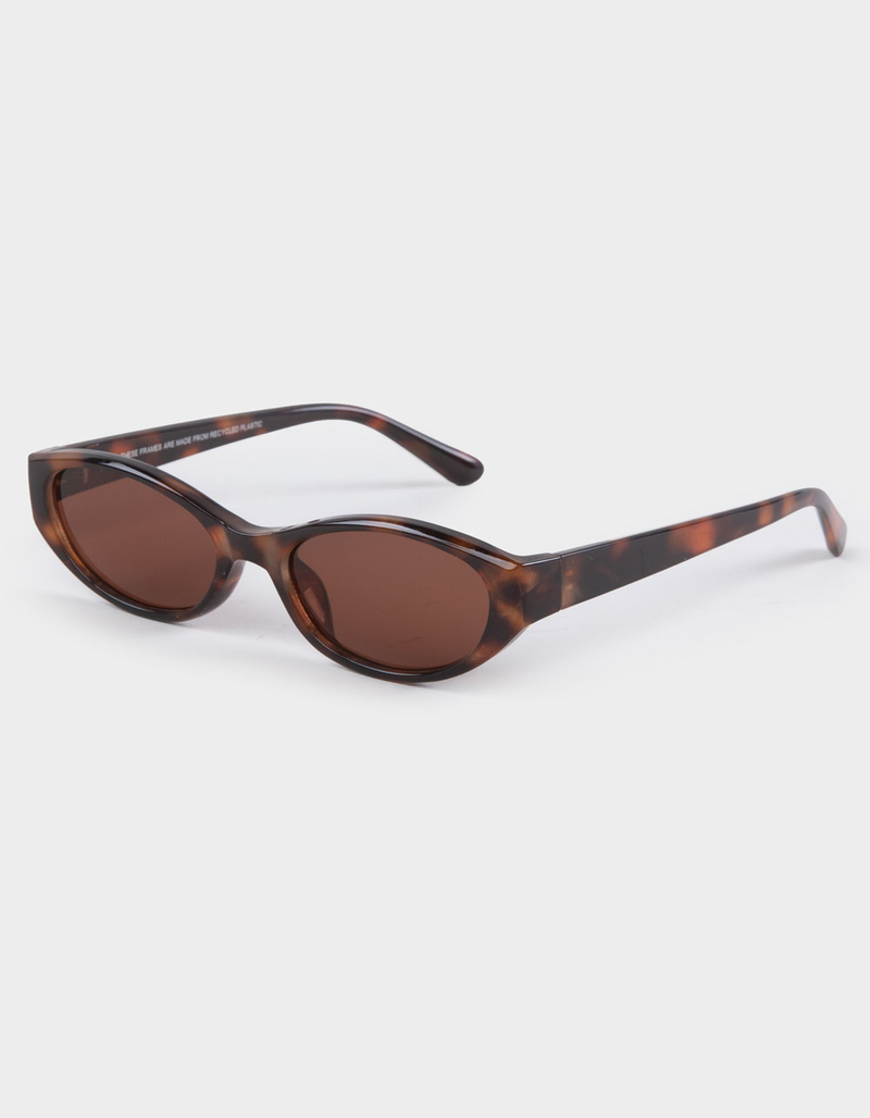 RSQ Slim Cat Eye Plastic Sunglasses image number 0