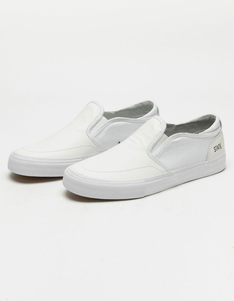 STATE FOOTWEAR Keys x Ben Gore Mens Leather Shoes - WHITE - 399251150