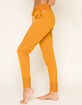 FREE PEOPLE Sunny Womens Mustard Sweatpants image number 2
