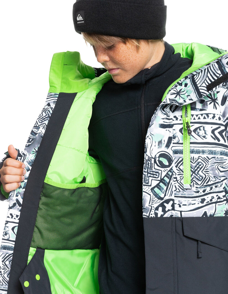 QUIKSILVER Mission Printed Boys Snow Jacket image number 7