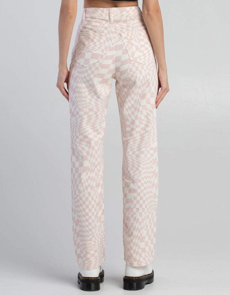 TINSELTOWN Womens High Rise 5 Pocket Wide Leg Jeans image number 3