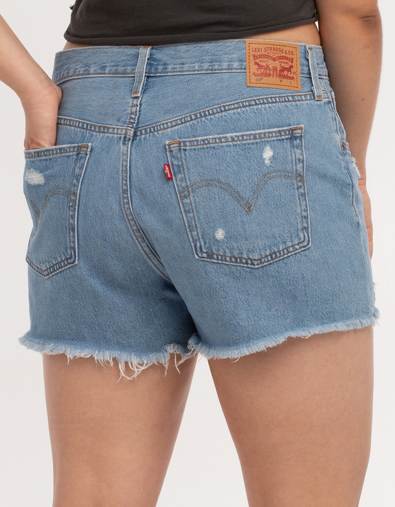LEVI'S 501 Original Womens Denim Shorts image number 2
