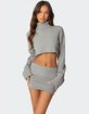 EDIKTED Gino Cropped Turtle Neck Sweater image number 1