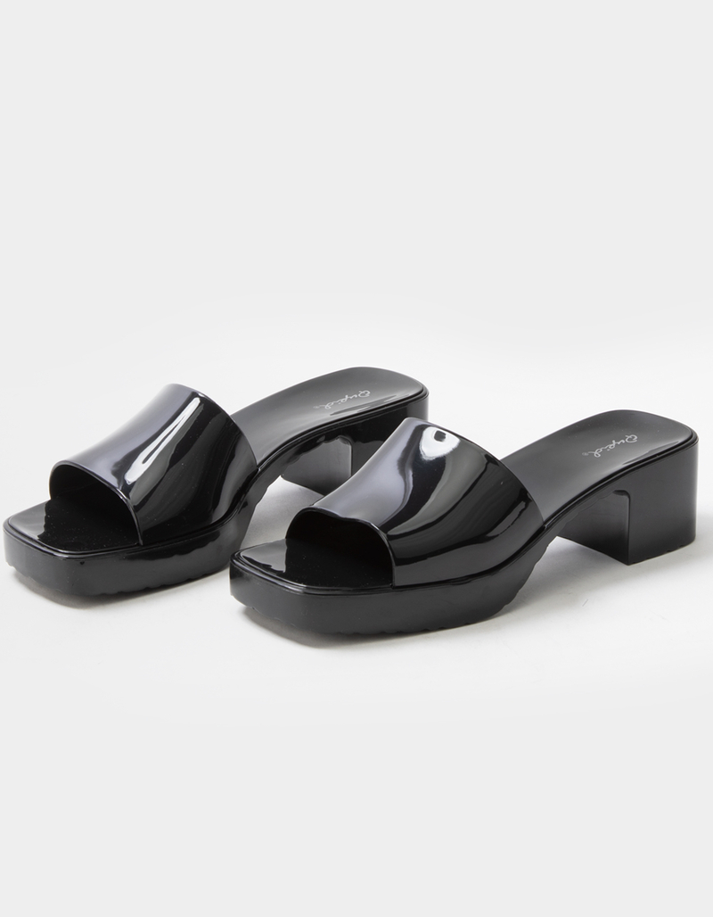 QUPID PVC Single Band Womens Mule image number 0