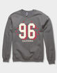 CALIFORNIA Varsity 96 Stars Unisex Crewneck Sweatshirt image number 1