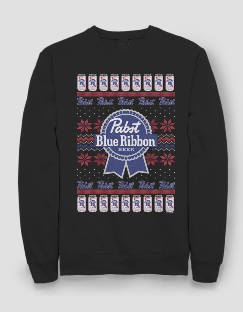 PABST BLUE RIBBON Ugly Holiday Unisex Sweatshirt image number 0
