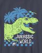 JURASSIC WORLD REBIRTH T-Rex Checker Unisex Kids Tee image number 2