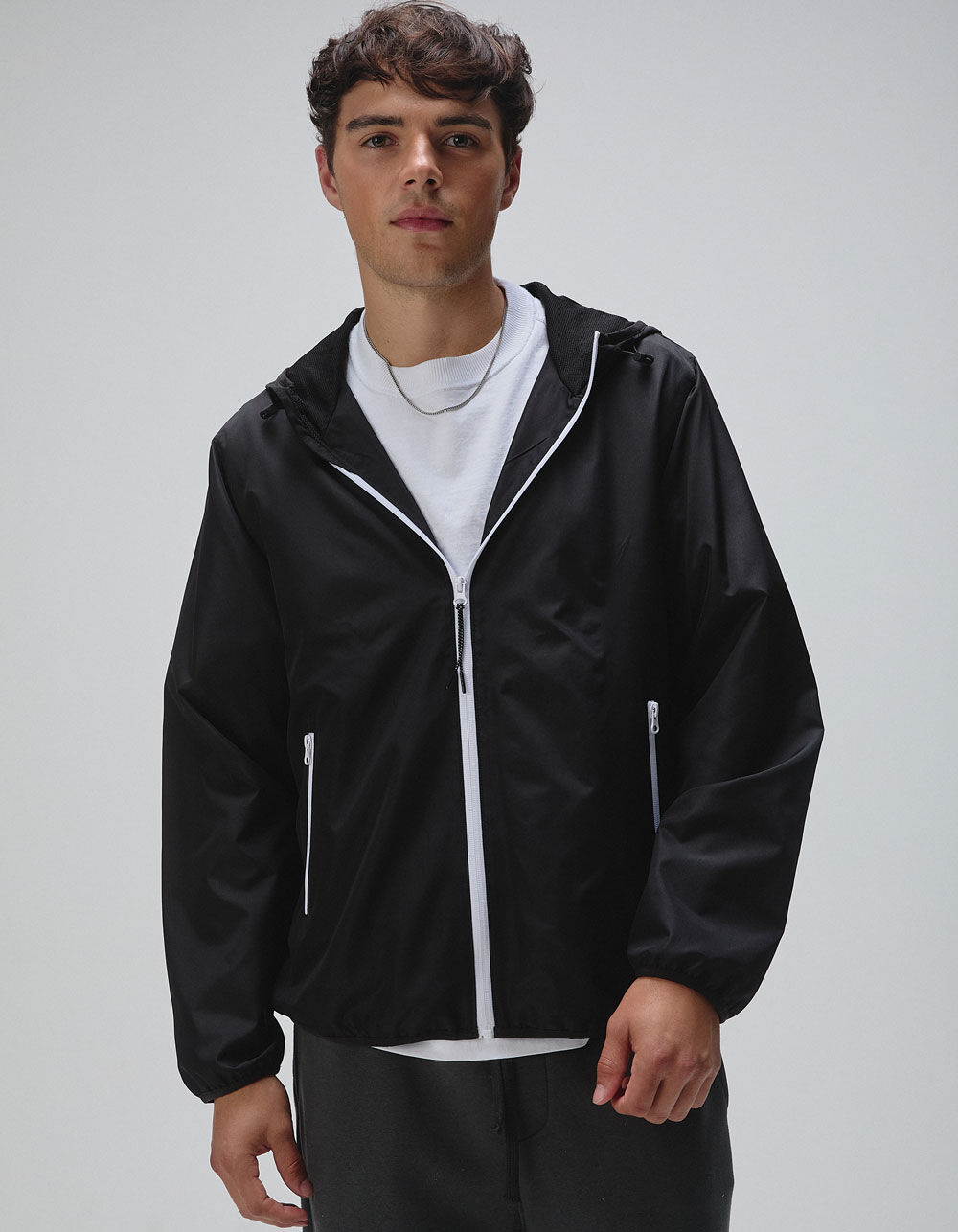 RSQ Mens Windbreaker Jacket - BLACK | Tillys