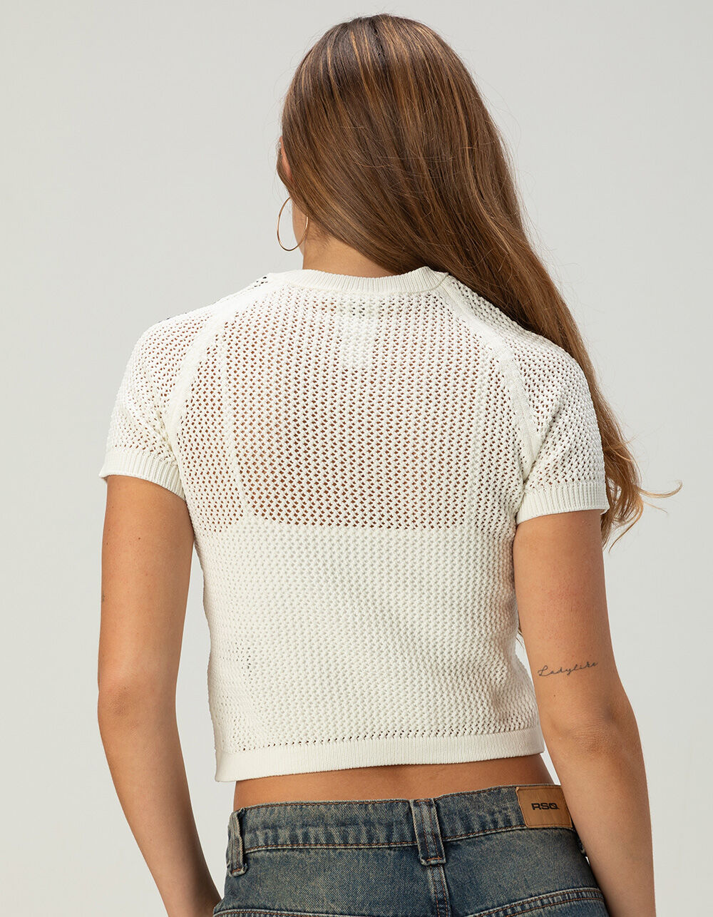 ADIDAS Originals Crochet Cali Womens Tee - CREAM/BLACK | Tillys