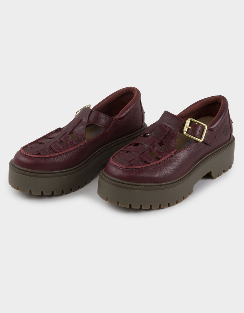 TIMBERLAND Stone Street Womens Platform Buckle Shoes image number 1