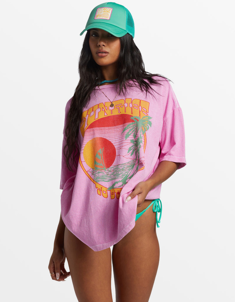 BILLABONG Sunrise To Sunset Womens Oversized Tee image number 1