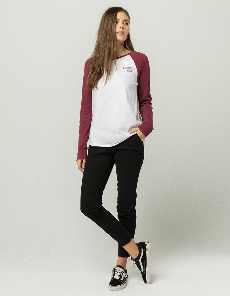 VANS Full Patch Womens Raglan Tee image number 3