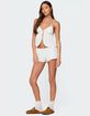 EDIKTED Linny Split Front Pointelle Top image number 4
