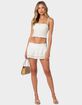 EDIKTED Fluer Ruffled Eyelet Mini Skort image number 2