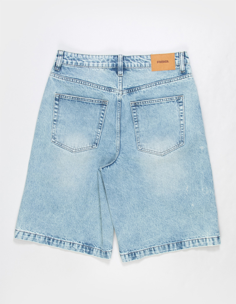 RSQ Wire Leg Embroidery Mens Baggy Jorts image number 1