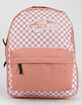 VANS Realm Rose Dawn Checkered Backpack image number 1