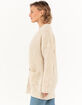 FULL TILT Birdseye Womens Open Cardigan image number 2
