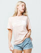 THE NORTH FACE Half Dome Relaxed Pink Womens Tee image number 1