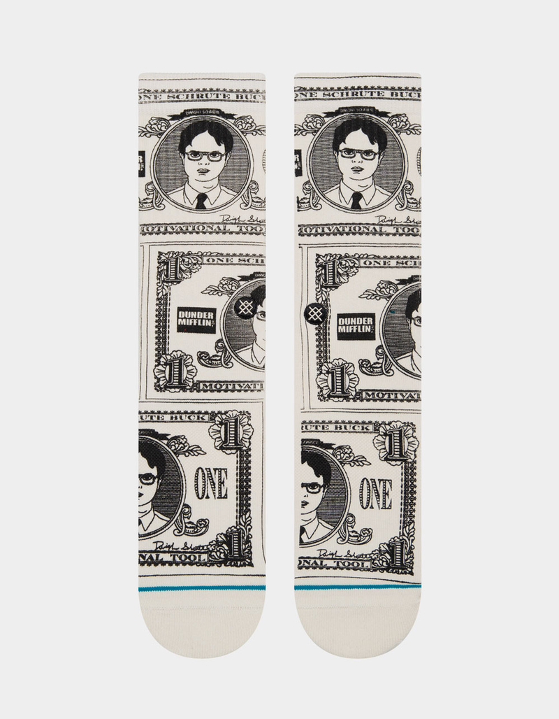 STANCE Shrute Bucks Mens Crew Socks image number 1