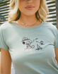 RSQ x Peanuts Camp Womens Baby Tee image number 6