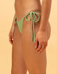 RVCA Costa Crinkle Tie Side Skimpy Bikini Bottoms image number 3