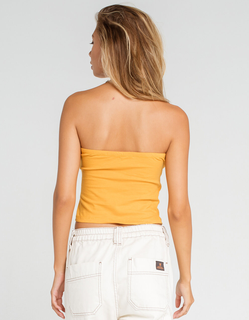 BOZZOLO Womens Mustard Tube Top image number 3