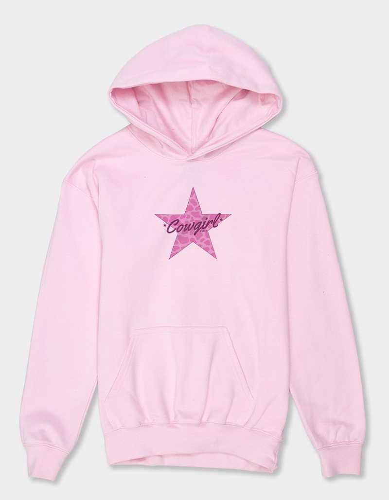 STAR Pink Cowgirl Unisex Kids Hoodie image number 1