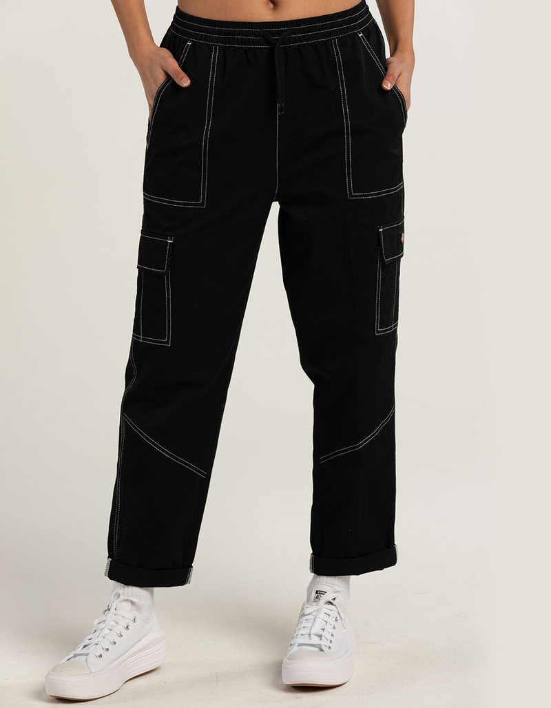 DICKIES Womens Cargo Pants BLACK Tillys