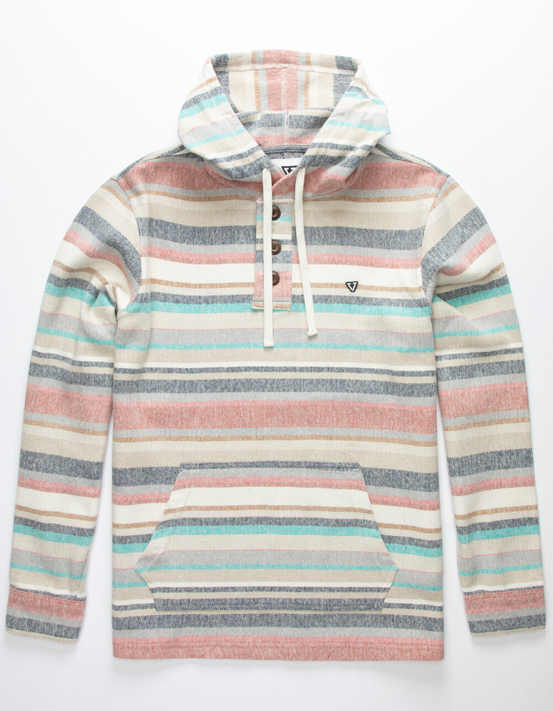 VISSLA Paso Popover Stripe Mens Lightweight Hoodie image number 0