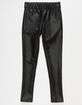 TRACTR Pull On Pleather Girls Skinny Pants image number 1