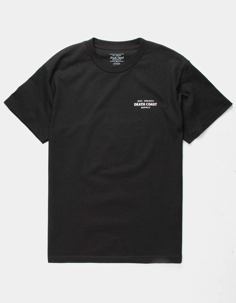 DEATH COAST SUPPLY Release Mens T-Shirt image number 1