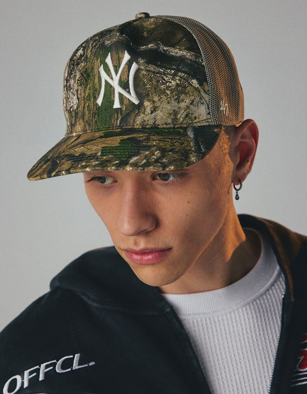 47 BRAND x Realtree New York Yankees Trucker Hat - CAMO - ONE SIZE