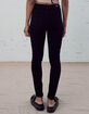 RSQ Curvy Womens Black High Rise Skinny Jeans image number 10