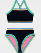 BEACH LINGO Bold Moves Girls Bralette Bikini Set image number 1