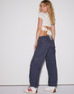RSQ Womens Low Rise Overdye Cargo Zipper Pants image number 3