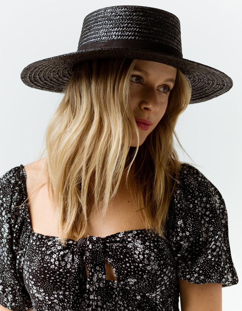 WYETH Aubrey Womens Boater Hat image number 1