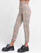 RSQ Plaid Womens Skinny Pants image number 2