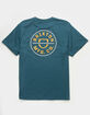 BRIXTON Crest II Mens Tee image number 1