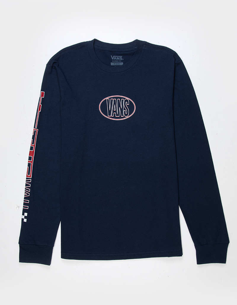 Apparel Vans Long Sleeve Shirt Boys VANS Ovaline Boys Long Sleeve