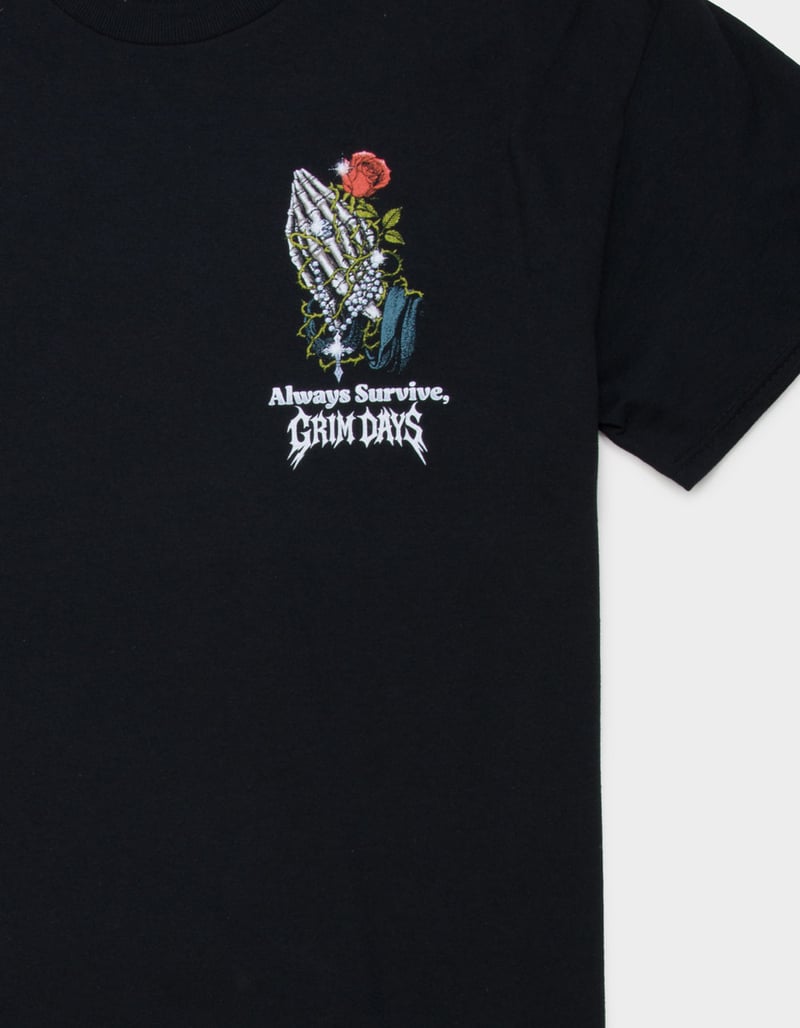 GRIM DAYS Survive Mens Tee image number 3