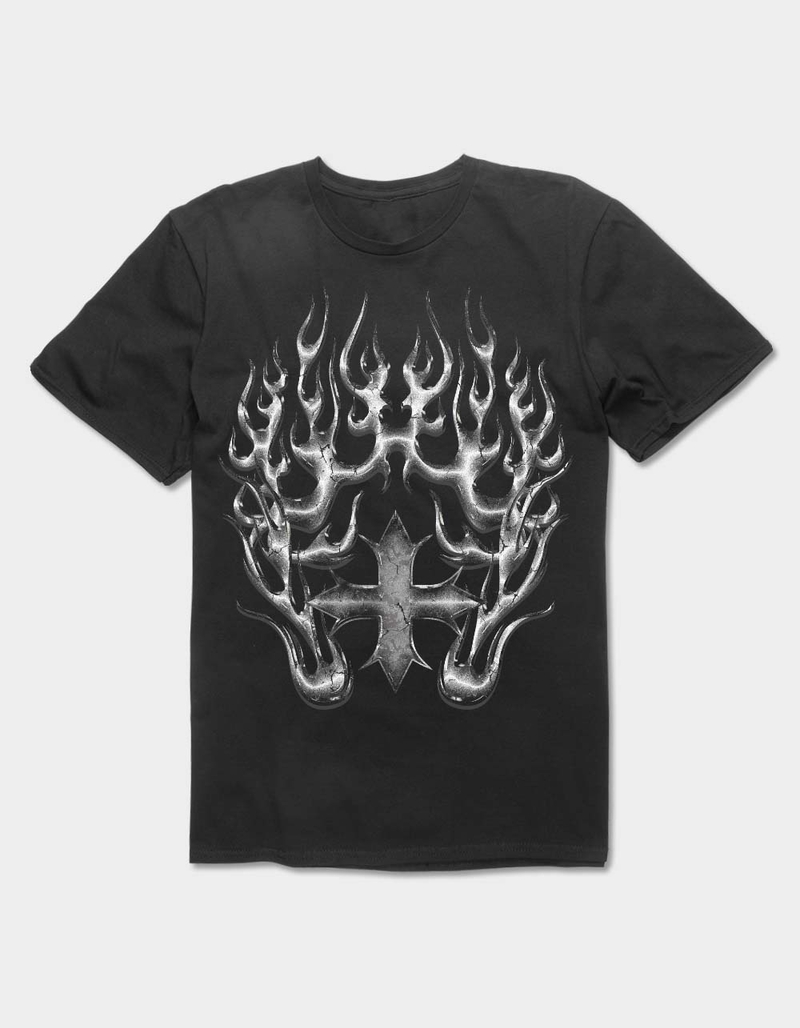 CROSS Metal Flames Unisex Tee image number 0