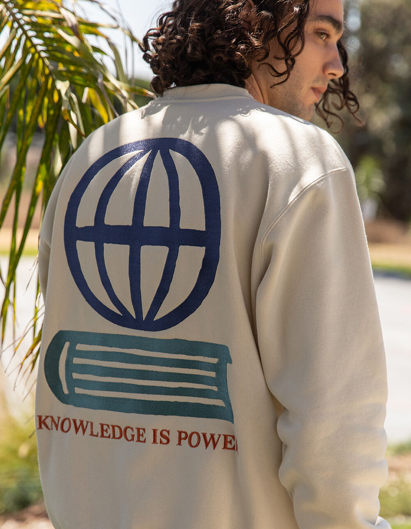 OBEY Knowledge Mens Crew Sweatshirt image number 1