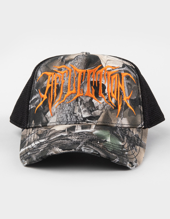 AFFLICTION Skull Tree Trucker Hat Alternative Image