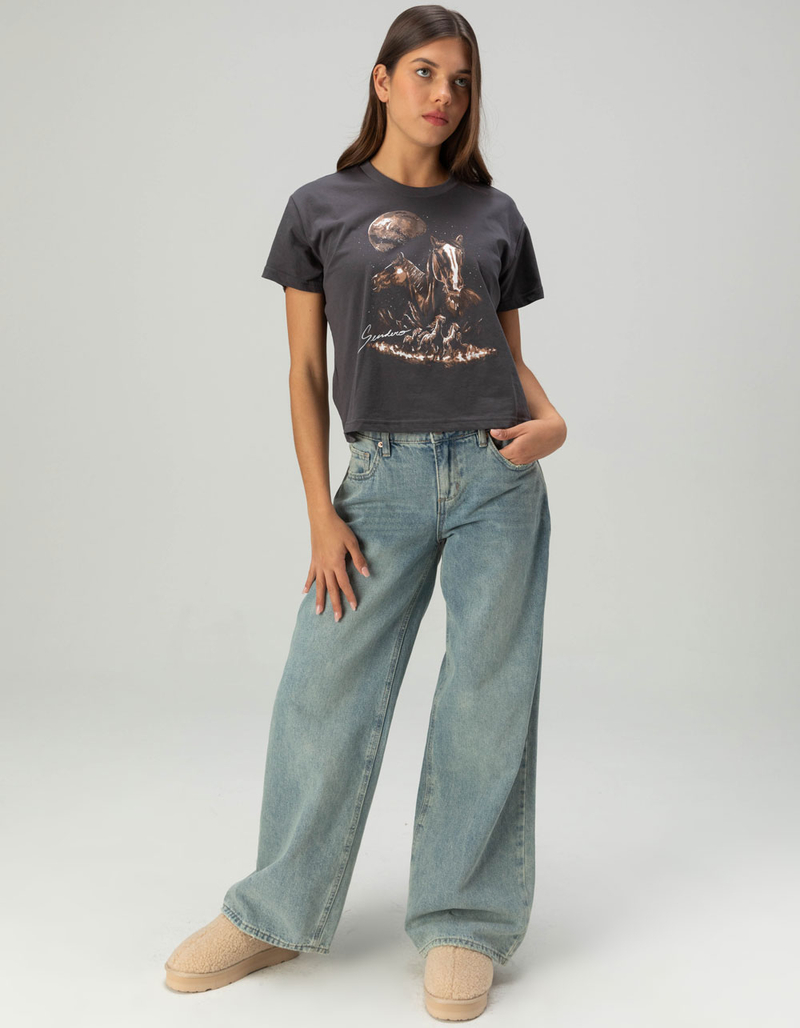 SENDERO PROVISIONS CO. Midnight Womens Crop Tee image number 1