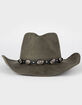 Cowboy Round Stone Buckle Hat image number 2