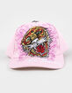 ED HARDY Retro Womens Snapback Hat image number 2