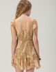NECTAR CLOTHING Womens Mini Ruffle Dress image number 5