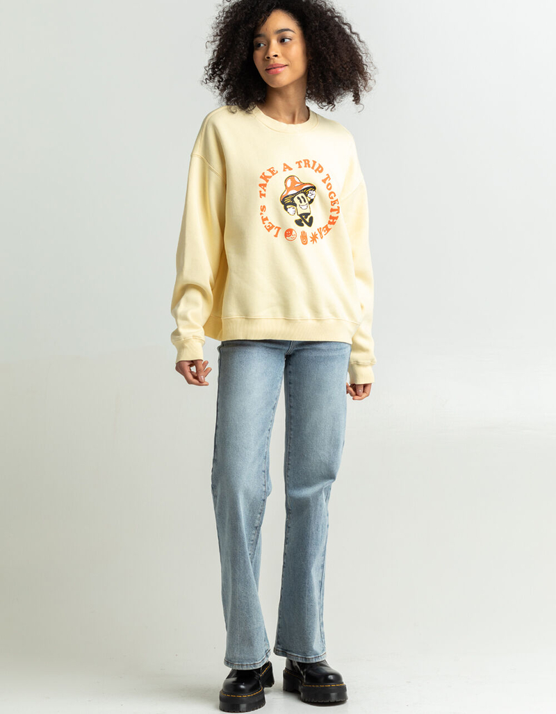 CONEY ISLAND PICNIC Take a Trip Womens Sweatshirt image number 3