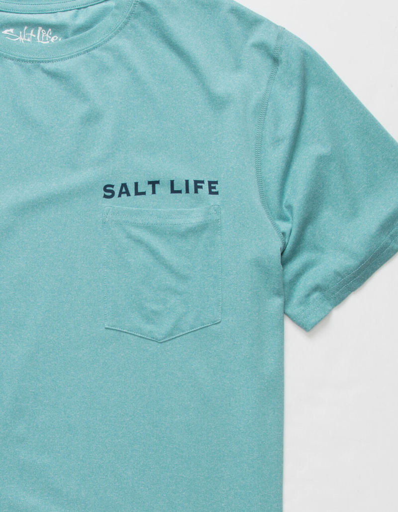 SALT LIFE Tuna Bound UV Mens Pocket Tee image number 3