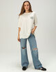 BRIXTON Brooker Womens Oversized Tee image number 3